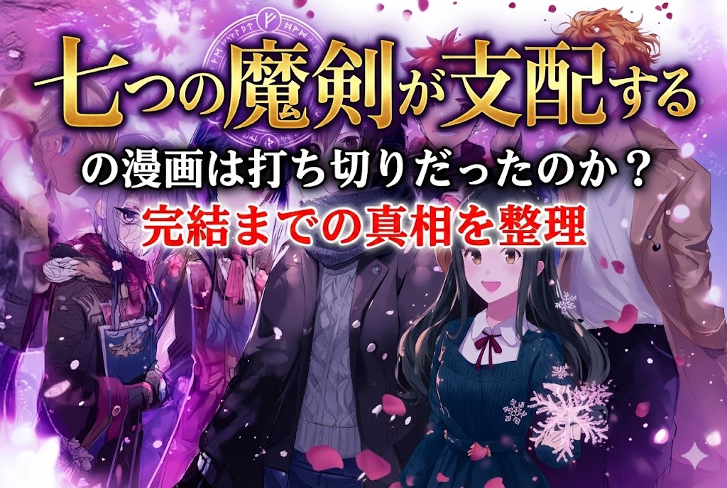 「七つの魔剣が支配する」の漫画は打ち切りだったのか？完結までの真相を整理