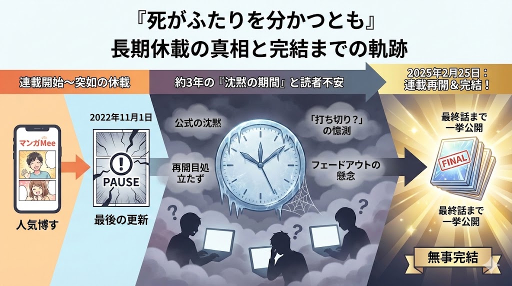 長期休載の経緯と読者不安を時系列図解